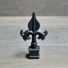 5/8" Cast Iron Spear, Finial, Spire, Ornamental Fence Topper Wrought Iron Model C