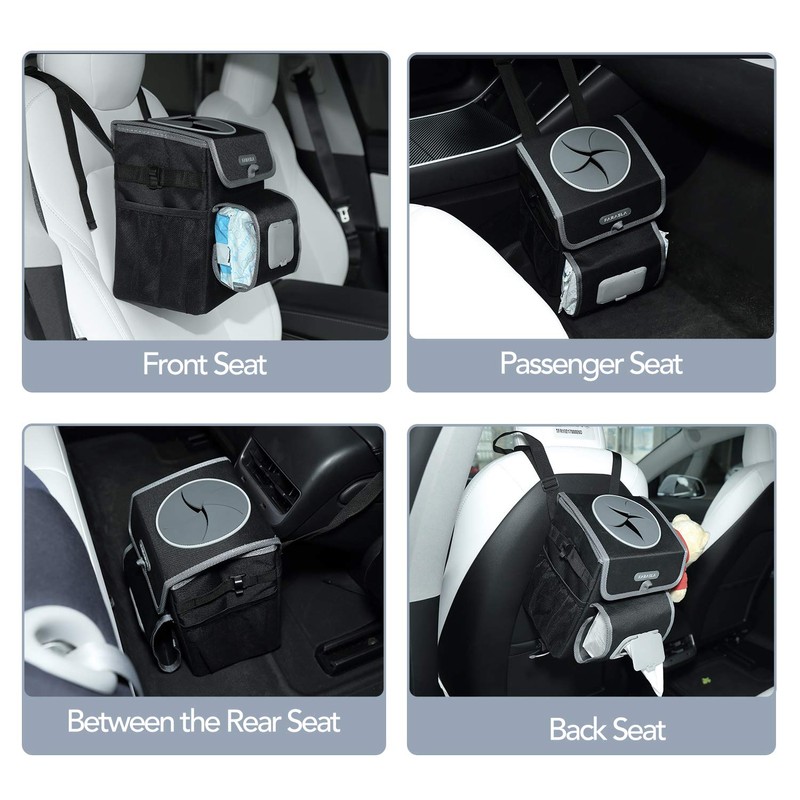 Farasla All-in-One Car Trash Can, Garbage Bag for Car with