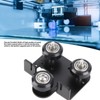 Back Support Plate Black Metal 3D Printer Extruder Back Support