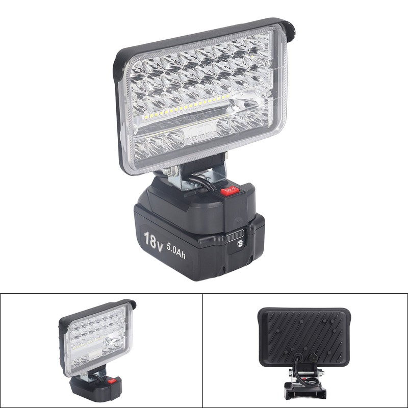 144W 7200LM LED Work Light Spotlight Floodlight Emergency Portable Flashlight