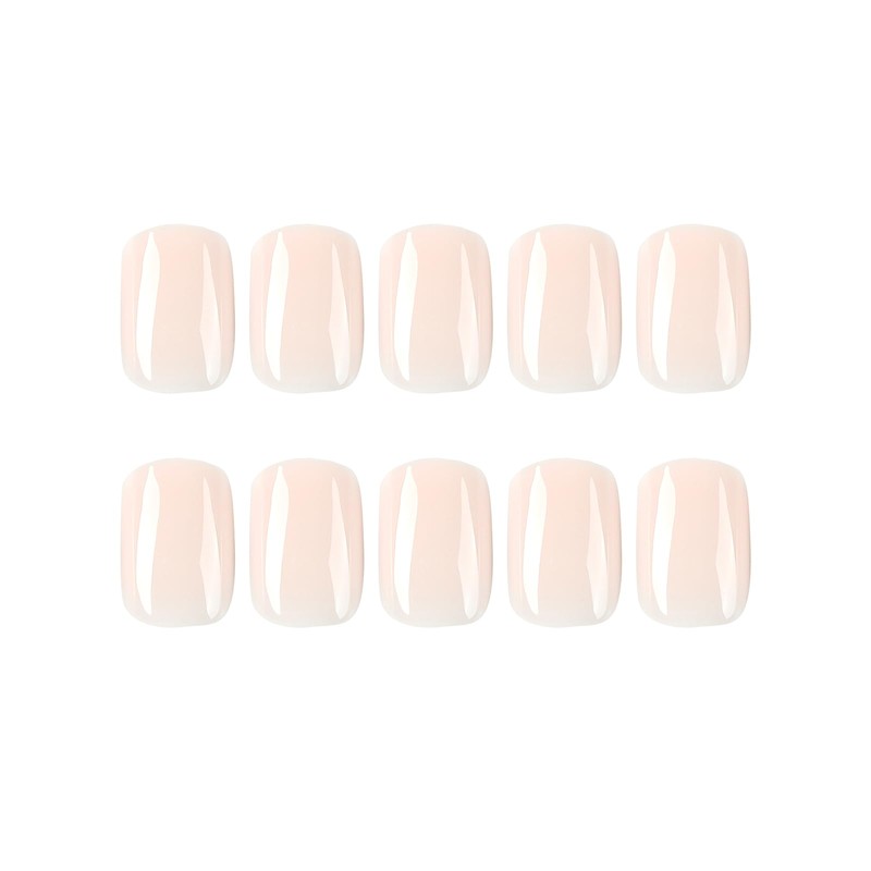 Square Press on Nails Short Fake Nails with Simple Designs