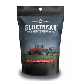 GlueTread Tractor Sidewall Tire Repair Kit Easy to Apply No Need to Remove Tire