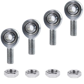 GaiRen 5/8” Heim Joints Rod End, JMX Series 3-Piece Heavy Duty .625" Chromoly Joints Panhard Rod End Kit with Jam Nuts 4 Pack