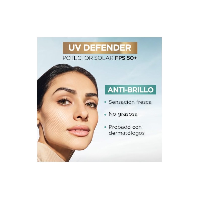 L'Oréal Paris Kit 2 pack Protector solar facial FPS50+ UV