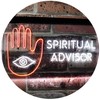 Spiritual Advisor Eye Dual Color LED Neon Sign White &