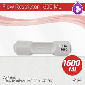 Max Water Reverse Osmosis/RO Flow Restrictor 1600 ML/Min, Quick type