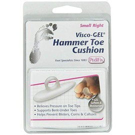 PediFix Visco-Gel Hammer Toe Cushion, Small Right 1 ea (Pack of 4)