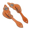 Spur Strap Artificial Leather Adjustable Western Spur Strap with Buckle