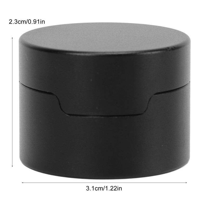 Billiard Chalk Case Round Aluminum Alloy Cue Chalk Box Holder