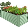 Best Choice Products 8x4x2ft Outdoor Metal Raised Garden Bed, Deep