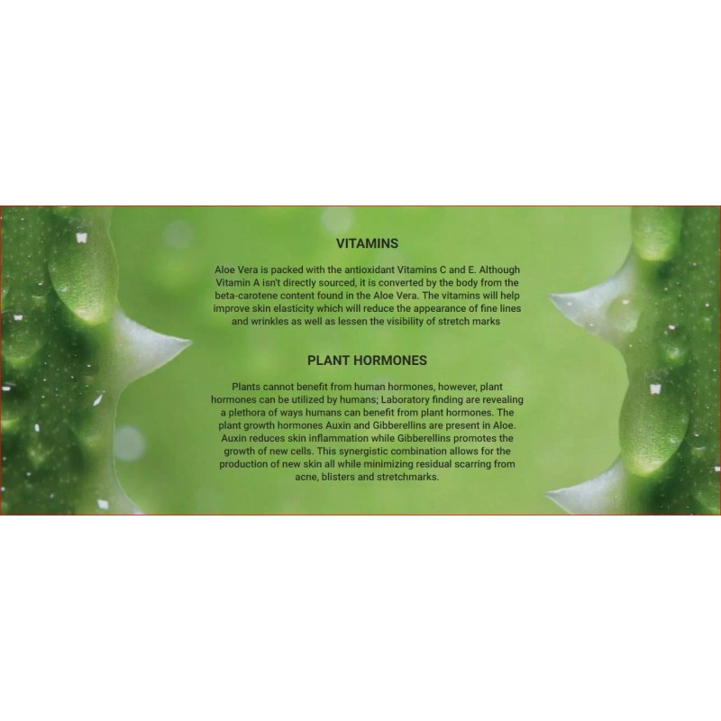 Crema hidratante de aloe vera orgánico puro cuidado de la
