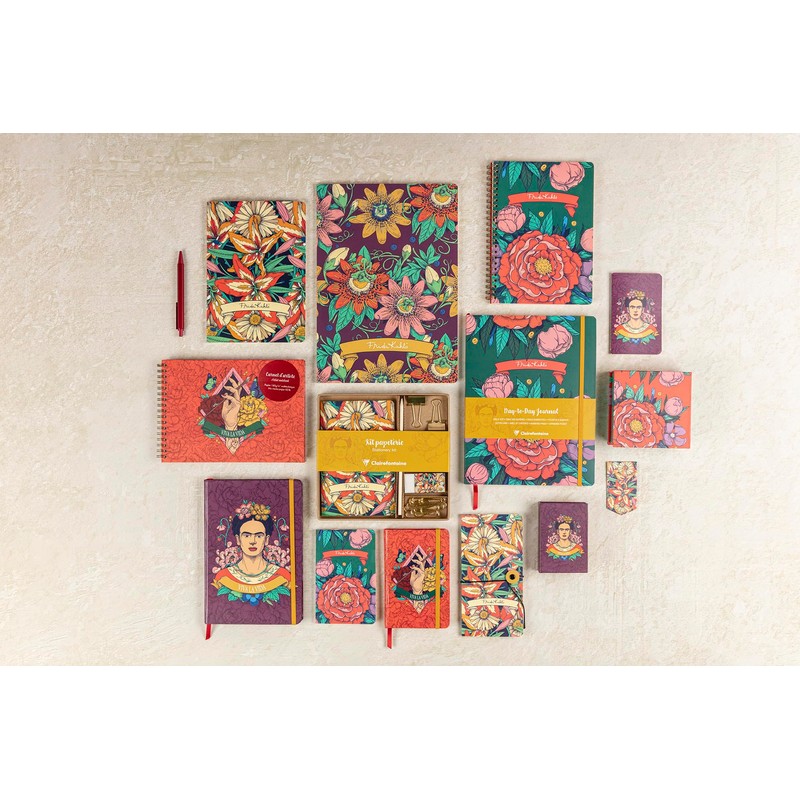 Clairefontaine 116220C Frida Kahlo, DaytoDay Diary 19 x 25 cm,