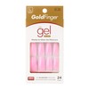 GoldFinger Gel Glam Color Nails Full Cover False Nails Glue