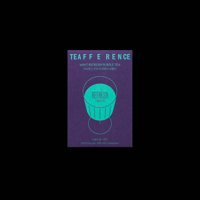 TEAFFERENCE Purple Tea #Mint Refresh 1.1g 5ea - Mint 5ea