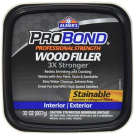 Elmer's Product P9892 Probond Woodfiller, Brown, 32 Ounce