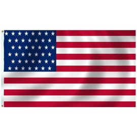 Historical U.S. 43 Star Flag 3X5 Foot SolarMax Nylon