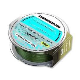 Cormoran CORASTRONG Braid 1200 m 0.4 mm 32/70 55 lbs Green Perforated Coramid® Cord 32-0120040