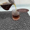 Non Slip Cup Mat Coffee Bean Design Desktop Bar Counter