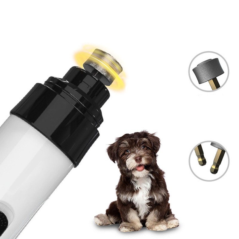 Dog Nail Trimmer USB Charging Quiet Powerful Motor Safe Cat