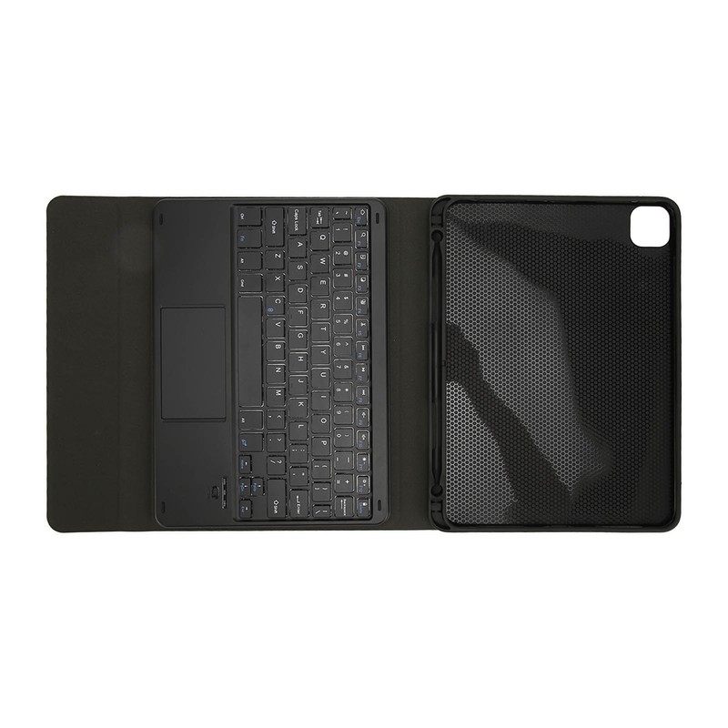 Tablet Keyboard Trackpad Magnetic Auto Sleep Kickstand Pencil Holder Wireless