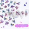 Chisafly Nail Seal, Flower Nail Sticker, Hydrangea, Hydrangea, Foil Stamping,