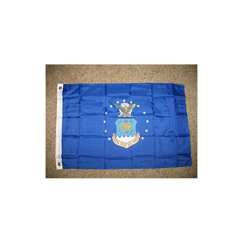 Us Air Force Emblem Flag Super Poly