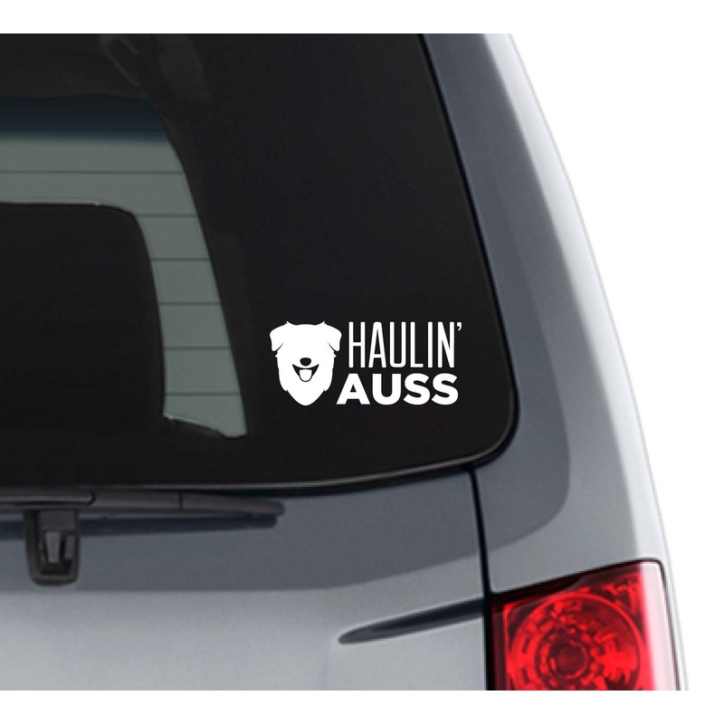 Haulin' Auss | Australian Shepherd Dog Vinyl Decal