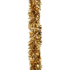 Robelli Thick Luxury MATTE Christmas Tree Tinsel Decoration (Gold - 2 meters)