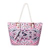 DonDon Large Beach Bag, Water Resistant With Zip Polycotton, Kaleidoscope