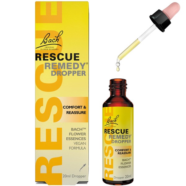 RESCUE REMEDY Dropper, 20mL‚ Natural Homeopathic Stress Relief