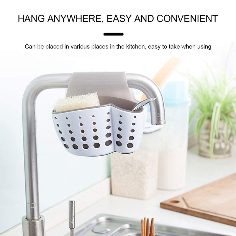 jinminamz Kitchen Sink Organiser Caddy Organiser Kitchen Utensil Holder Sponge