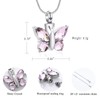 Butterfly Cremation Jewelry for Ashes Pendant - Butterfly Urn Necklace