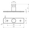 as - Schwabe 46759 DIN Spigot Adapter Plate for Tripod