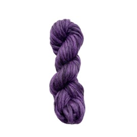 Maker's Craft Two Tone Fine Felt Merino Bulky Wool Yarn 100 Grams 25 Yards, Very Luxurious and Soft Yarn for Knitting, Crocheting, Weaving and Weaving DIY with Vintage Colors (Purple)