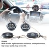 Car Loudspeakers Stereo Round Tweeter with Chrome Plated Spider Pattern