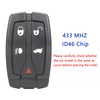 433MHZ 5 Buttons Car Key Fob For Freelander 2 key