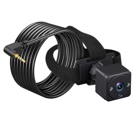 Faninso V5 Car Baby Monitor Camera, Compatible with V5 Carplay Screen, Car Camera with HD Night Vision, Invisible Infrared Lights, 150° Wide Angle, Easy Installation, Fits Most Cars