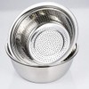 Stainless Steel Colander and Bowl Set, Kitchen Strainer, Pasta Strainer,
