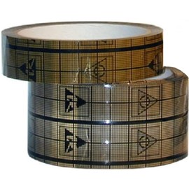 StaticTek Adhesive Grid ESD Tape | EMI Shield Conductive Cellophane Tape with 3 Layers | Full Ground ESD Protection | Anti Static - Static Sensitive Area | Pack of 12 | 1 Inch | 3” Core | TT_CT2406