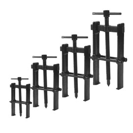 TFONSIGI 2 Jaws Bearing Puller 4-Pcs Set, 4'' 6'' 8" 10" Adjustable Two Jaw Puller Remover Tool, Carbon Steel Pump Removing Kit for Wheel, Bearings, Gears, Motorcycle