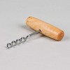 Metaltex Clasp Corkscrew With Wooden Handle, Multicolor