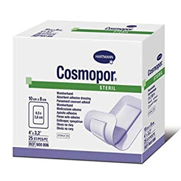Cosmopor - 42813 Sterile, 4" x 3.2", Pack of 25