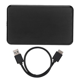 2.5in Hard Drive Enclosure USB3.0 Interface Portable External Hard Disc CaseBlack