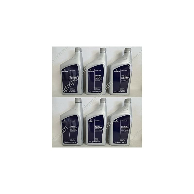 Genuine AAcura ATF DW-1 Automatic Transmission Fluid (Pack of 6)