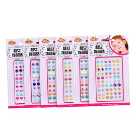 minkissy Diy Nail Sticker for Boys and Girls 6 Sheets Nail Art Sticker Set Boys and Girls