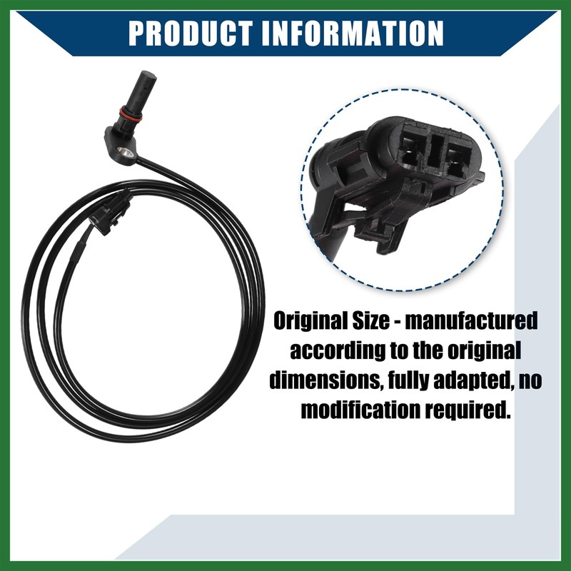 Motoforti ABS Wheel Speed Sensor for Mitsubishi FUSO CANTER/Rear/Durable/2 Pcs