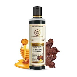 Khadi Natural Herbal Shikakai and Honey Conditioning Shampoo for all Hair Types (210 ml)                                                              