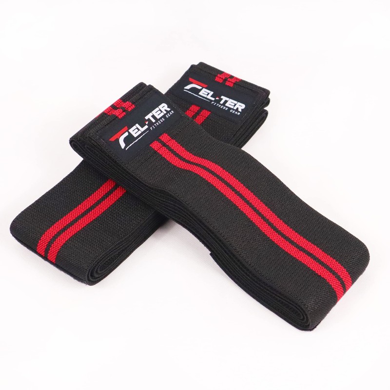 FELTER FITNESS Vendas para rodillas gym, rodilleras elásticas soporte para