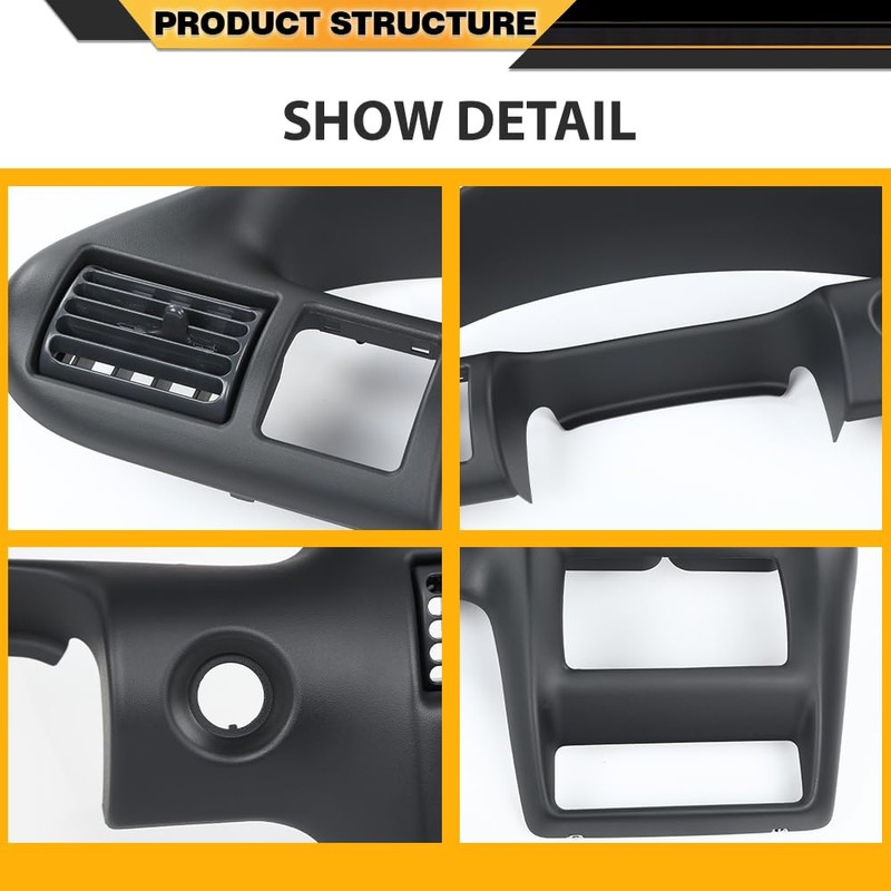 CNNELL Dash Panel Dashboard Compatible with Chevy Cavalier 2000-2005 Instrument