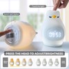 Kids Sleep Training Alarm Clock: App Control Night Light, Silicone,